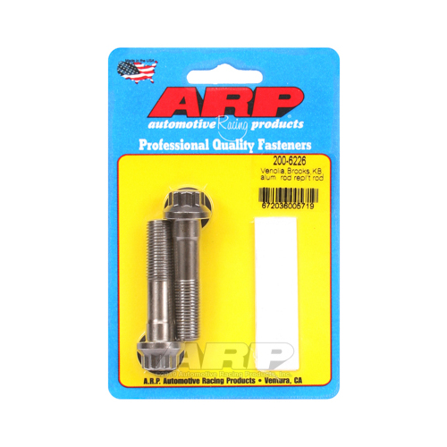ARP Connecting Rod Bolts, Pro Series, 2000 Alloy, Venolia, Rod Bolt Replacement, Pair
