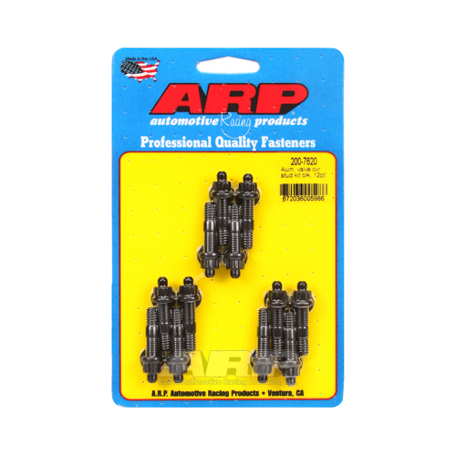 ARP Valve Cover Studs, Black Oxide 12-Point, Cast Aluminum Cover, 12 Pieces