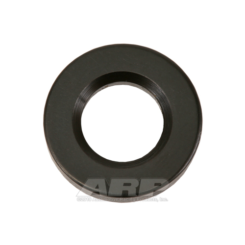 ARP Washer, Hardened, High Performance, Chamfer, Flat, 3/8 in. ID, 0.750 in. OD, Chromoly, Black Oxide, 0.012 in. Thick, Each