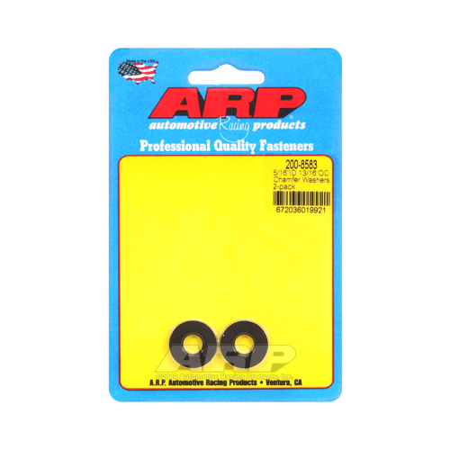 ARP Washer, Flat, Chromoly, Black Oxide, .312 in. I.D., .812 in. O.D., .120 in. Thick, Pair