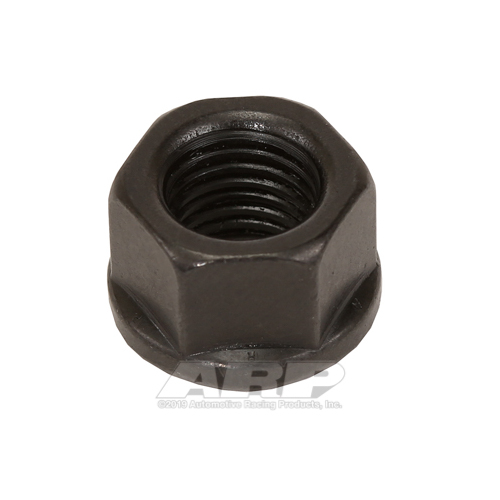 ARP Nut, Hex, 8740 Chromoly, Steel, Black, Flanged, 11/32 in.-24 Thread, 180000psi, Each