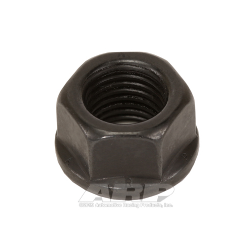 ARP Nut, Hex, 8740 Chromoly, Steel, Black, Flanged, 7/16 in.-20 Thread, 180000psi, Each