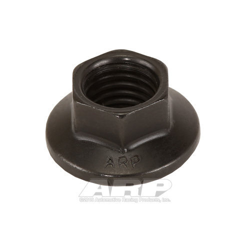 ARP Nut, Hex, 8740 Chromoly, Steel, Black, Flanged, 5/16 in.-24 Thread, 180000psi, Each