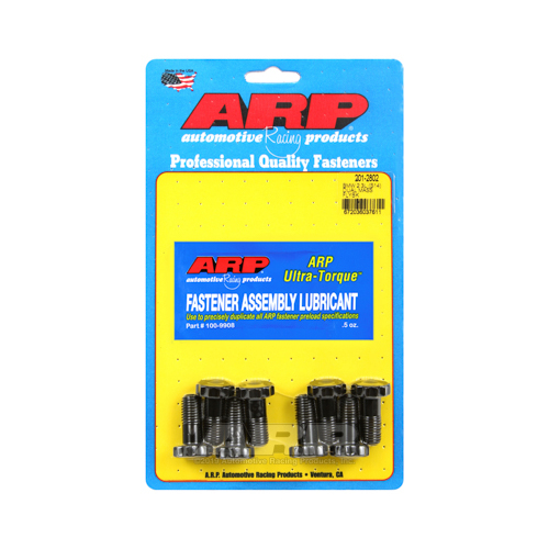 ARP Flywheel Bolts, Pro Series, Chromoly, Black Oxide, 12-point, 12mm x 1.50, For BMW, 2.3L, Set of 8