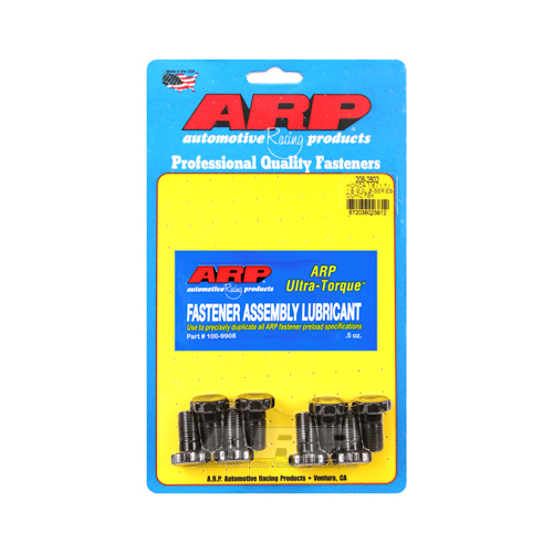 ARP Flywheel Bolts, Pro, Chromoly, Black Oxide, 12-Point, use on For Acura , For Honda , 1.6, 1.7, 1.8L, Set of 8