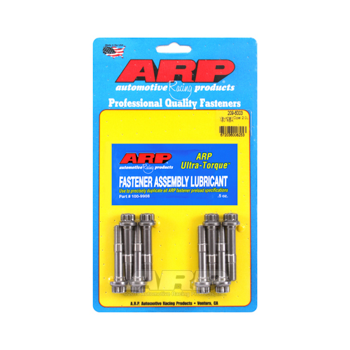 ARP Connecting Rod Bolts, Pro Series, Cap Screw, 200, 000psi, ARP2000 Alloy, For Opel, Vauxhall, Set of 8
