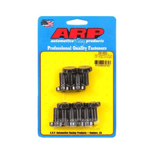 ARP Ring Gear Bolts, Chromoly, Black Oxide, 7/16 in.-20, Set