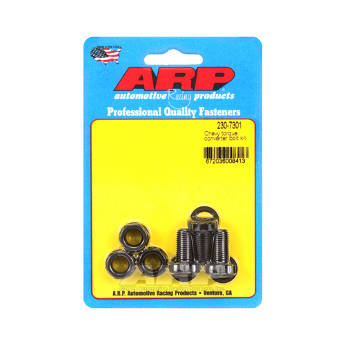 ARP Torque Converter Bolts, 3/8-24 in., 12-Point, 8740 Chromoly, Powerglide, TH350, TH400, Set of 3