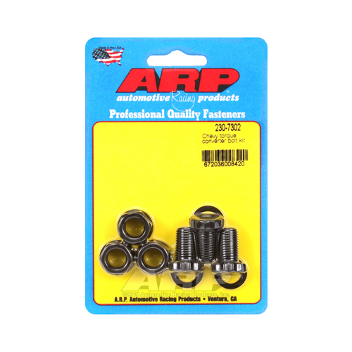 ARP Torque Converter Bolts, 7/16-20 in., 12-Point, 8740 Chromoly, Powerglide, TH350, TH400, Set of 3