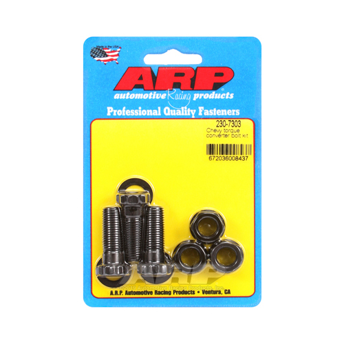 ARP Torque Converter Bolts, 7/16-20 in, 12-Point, 8740 Chromoly, Powerglide, TH350, TH400, Set of 3