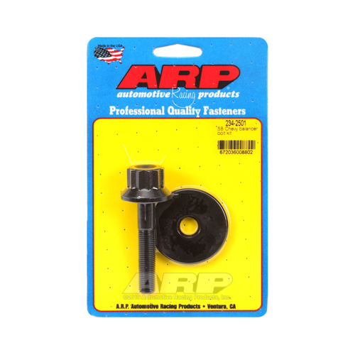 ARP Harmonic Balancer Bolt, Chromoly, Black Oxide, 12-Point, For Chevrolet, Small Block, Each