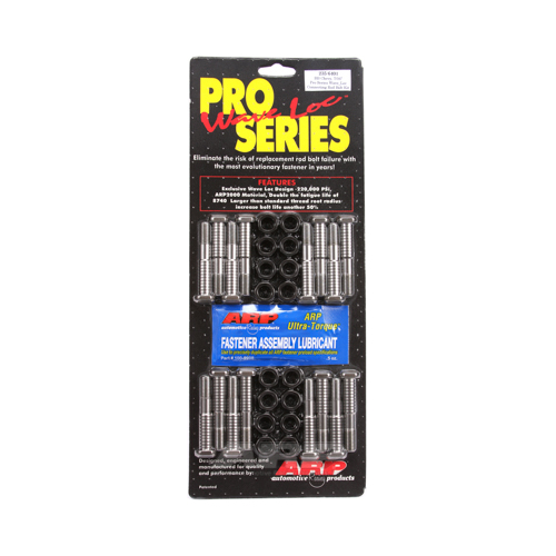 ARP Connecting Rod Bolts, Pro Series Wave-Loc, 2000 Alloy, For Chevrolet, 454, 502, V8, Set of 16