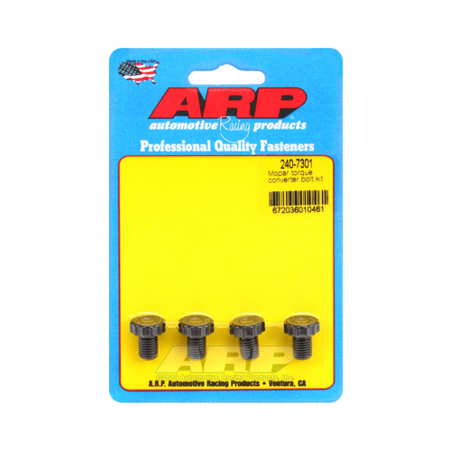 ARP Torque Converter Bolts, 5/16-24 in, 12-Point, 8740 Chromoly, Mopar, Torqueflite 727, 904, Set of 4
