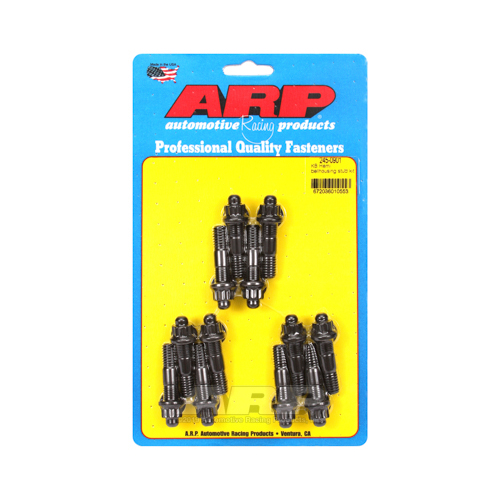 ARP Bellhousing Stud Kit, 3/8 in. Thread, Chromoly, Black Oxide, Top Fuel, For Chevrolet, For Chrysler KB Hemi, Kit