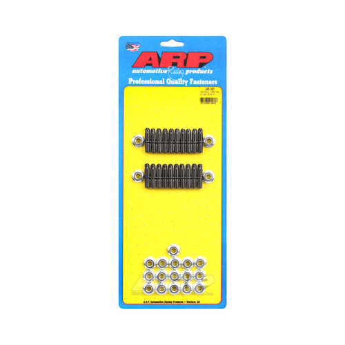ARP Oil Pan Studs, Black Oxide, Hex Nut, Big Block Mopar Keith Black Hemi, 1.300 in. Long, Kit