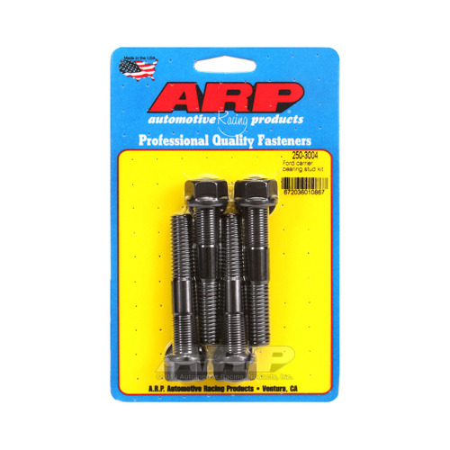 ARP Stud Kit, Differential Carrier, Stainless Steel, Black Oxide, Nuts, Washers, For Ford, 9 in, Kit