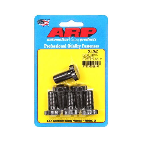 ARP Flywheel Bolts, Pro Series, Chromoly, Black Oxide, 12-Point, For Ford, 1.8, 2.0L, Set of 6