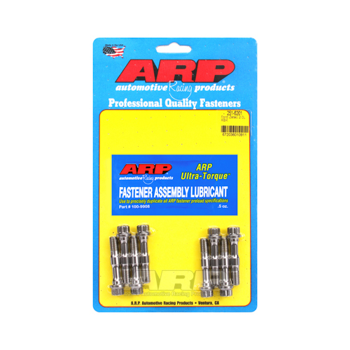 ARP Connecting Rod Bolts, Pro Series, Cap Screw, 200, 000psi, ARP2000 Alloy, For Ford, Set of 8
