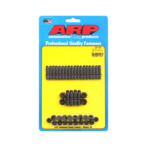 ARP Oil Pan Studs, Black Oxide, 12-Point Nut, For Ford, Small Block, Cleveland, Early Model, Kit