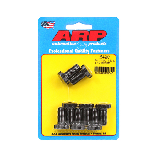 ARP Flexplate Bolts, Pro Series, 10mm x 1.0 RH, .800 in. Length, For Ford, 4.6, 5.4L, Set of 8