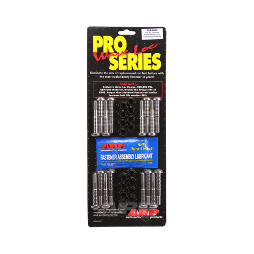 ARP Connecting Rod Bolts, Pro Series Wave-Loc, 2000 Alloy, For Ford, 351C, V8, Set of 16