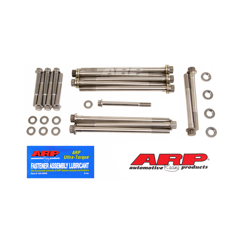 ARP Main/Case Bolts, Pro Series, 2-Bolt Main, Hex Head, For Subaru, 2.0, 2.2, 2.5L, Kit