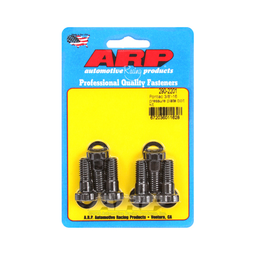 ARP Pressure Plate Bolt Kit, Pro Series, For Pontiac, All, 3/8 in.-16 Thread, Set