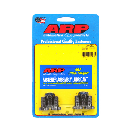 ARP Flywheel Bolts, Pro Series, Chromoly, Black Oxide, 12-Point, 1/2 in. x .750 in., For Pontiac, V8, Set of 6