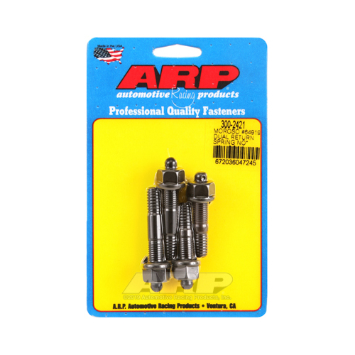 ARP Carburetor Stud Kit, Moroso 64919 dual return spring no spacer plate pro series carb stud Kit