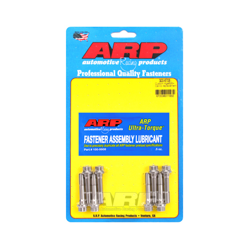 ARP Connecting Rod Bolts, Pro Series, 12-Point Cap Screw, 5/16 in. Diameter, Carrillo Rods, Set of 8