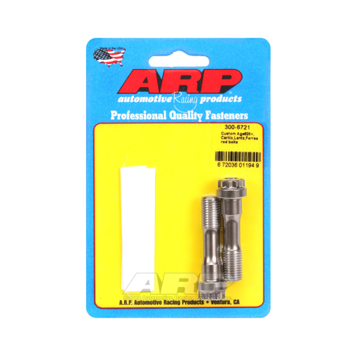 ARP Rod Bolts, Custom Age625+ Carillo, Lentz, Ferrea