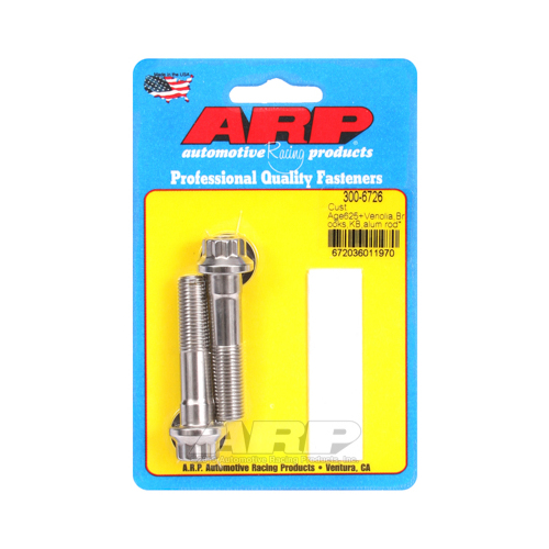 ARP Rod Bolts, Cust Age625+ Venolia, Brooks, KB, alum
