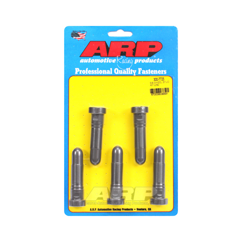 ARP Wheel Studs, NASCAR Speed, Quick-Nose, Press-In, 5/8-18 in. RH, 2.600 in. UHL, Set of 5