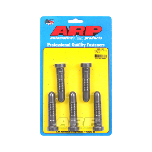 ARP Wheel Studs, NASCAR Speed, Quick-Nose, Press-In, 5/8-18 in. RH, 2.800 in. UHL, Set of 5