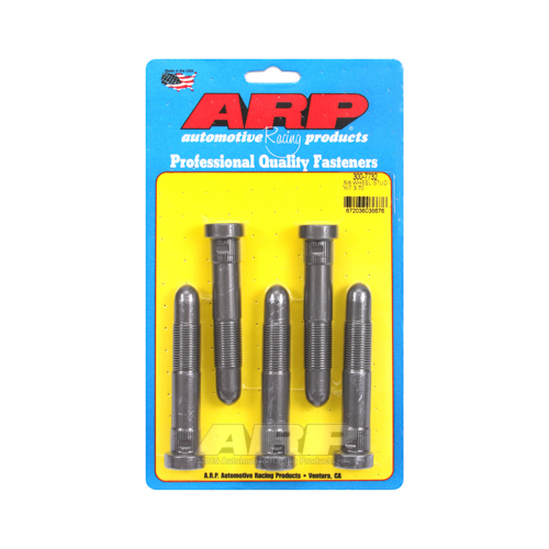 ARP Wheel Studs, NASCAR Speed, Quick-Nose, Press-in, 5/8-18 in. RH, 3.700 in. UHL, Set of 5