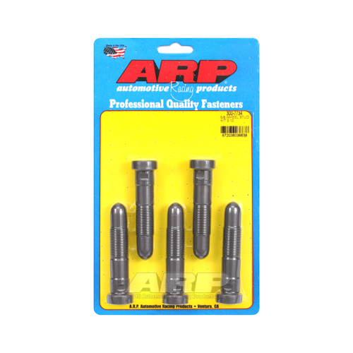 ARP Wheel Studs, NASCAR Speed, Quick-Nose, Press-in, 5/8-18 in. RH, 3.100 in. UHL, Set of 5