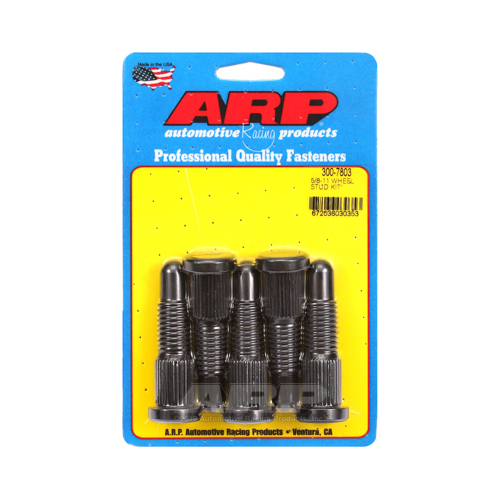 ARP Wheel Studs, Press-In, 5/8-11 in. Right Hand Thread, Set of 5