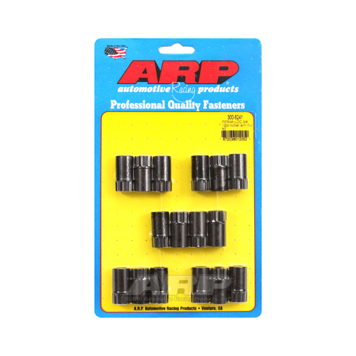ARP Rocker Arm Nuts, Stamped Steel Rockers, 3/8 in.-24 Thread, .620 in. Outside Diameter, Set of 16