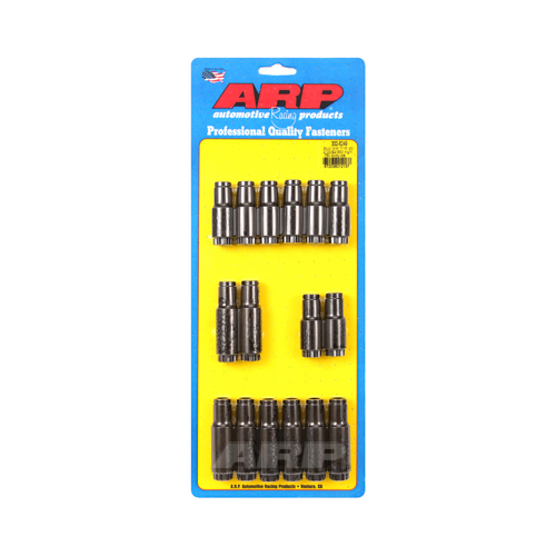 ARP Rocker Arm Nuts, 12-Point, Roller Rockers, 7/16 in.-20 Thread, 2.050/2.615 in. Height, 0.750 in. O.D, BBC, Set of 16