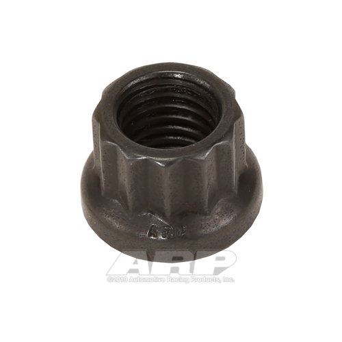 ARP Nut, 12-point, 8740 Chromoly, Steel, Black, 1/4 in.-28 Thread, 180000psi, Each