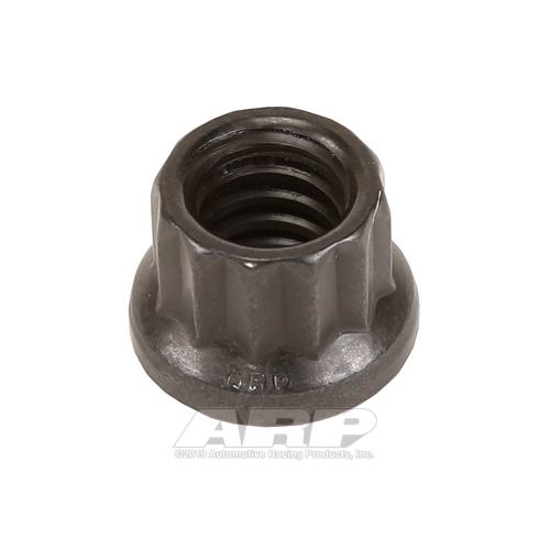 ARP Nut, 12-point, 8740 Chromoly, Steel, Black, 1/4 in.-20 Thread, 180000psi, Each