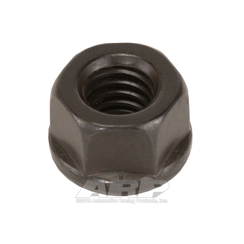 ARP Nut, Hex, 8740 Chromoly, Steel, Black, Flanged, 5/16 in.-18 Thread, 180000psi, Each