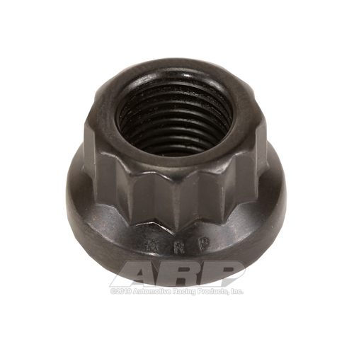 ARP Nut, 12-point, 8740 Chromoly, Steel, Black, 12mm x 1.25 Thread, 180000psi, Each