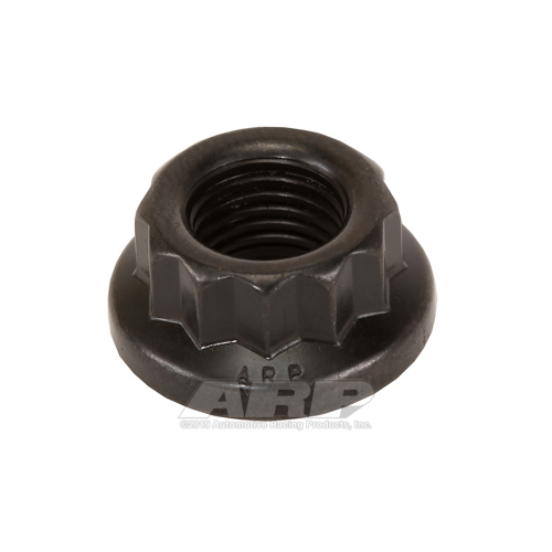 ARP Nut, 12-point, 8740 Chromoly, Steel, Black, 9mm x 1 Thread, 180000psi, Set of 2