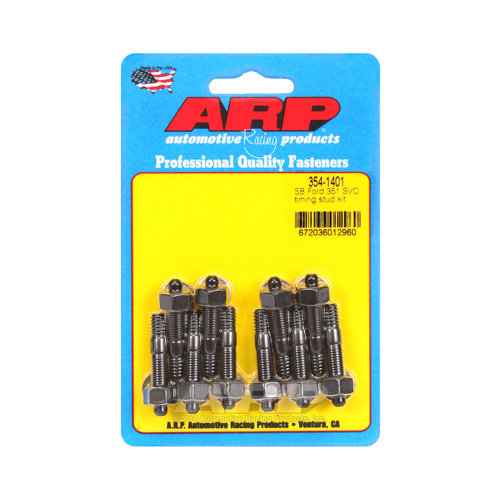 ARP Timing Cover Stud Kit, Black Oxide Hex, For Ford 351 SVO