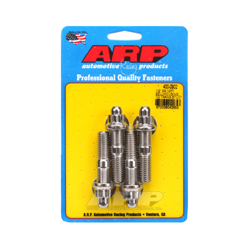 ARP Bellhousing Studs, 1/2-13 in. Thread Size, 12-Point Head, Stainless Steel, Natural, Set of 4