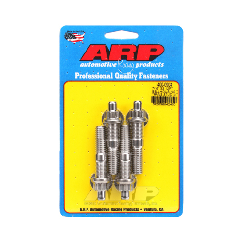 ARP Bellhousing Studs, 7/16-14 in. Thread Size, 12-Point Head, Stainless Steel, Natural, Set of 4