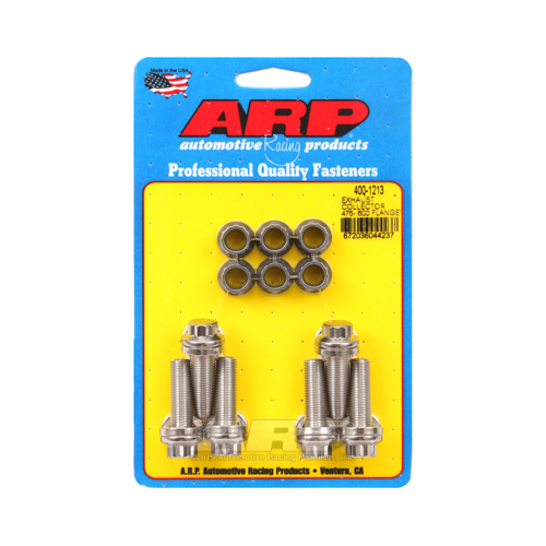 ARP Collector Bolts, 12-Point Head, Stainless Steel, Natural, 3/8 in.-24, 1.250 UHL, Set of 6