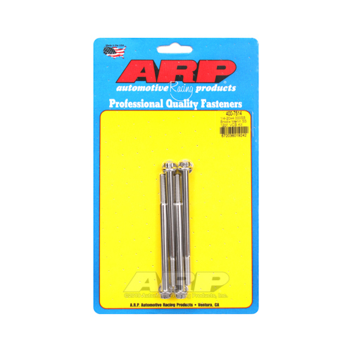 ARP Valve Cover Bolts, Stainless 12-Pt, Merlin Block BRO Head, 1/4 in.-20 x 4.000, 4 Pc