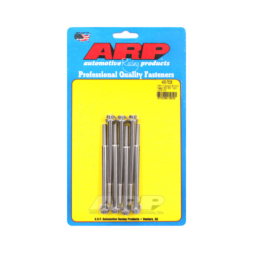 ARP Valve Cover Bolts, Stainless 12-Pt, Merlin Block BRO Head, 1/4 in.-20 x 4.000, 7 Pc